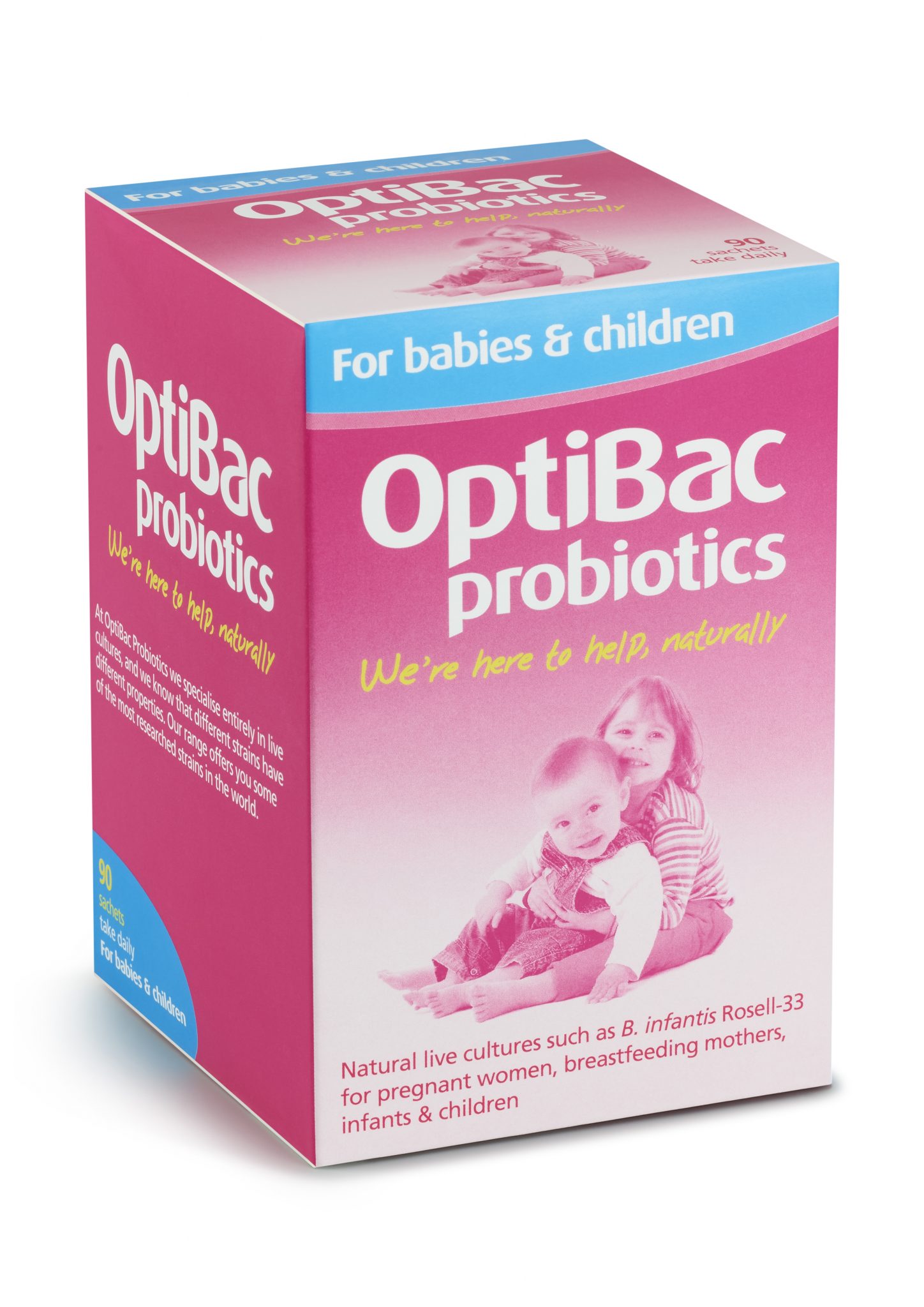 OptiBac Probiotics For Babies and Children 90 sachets Bawtry Natural