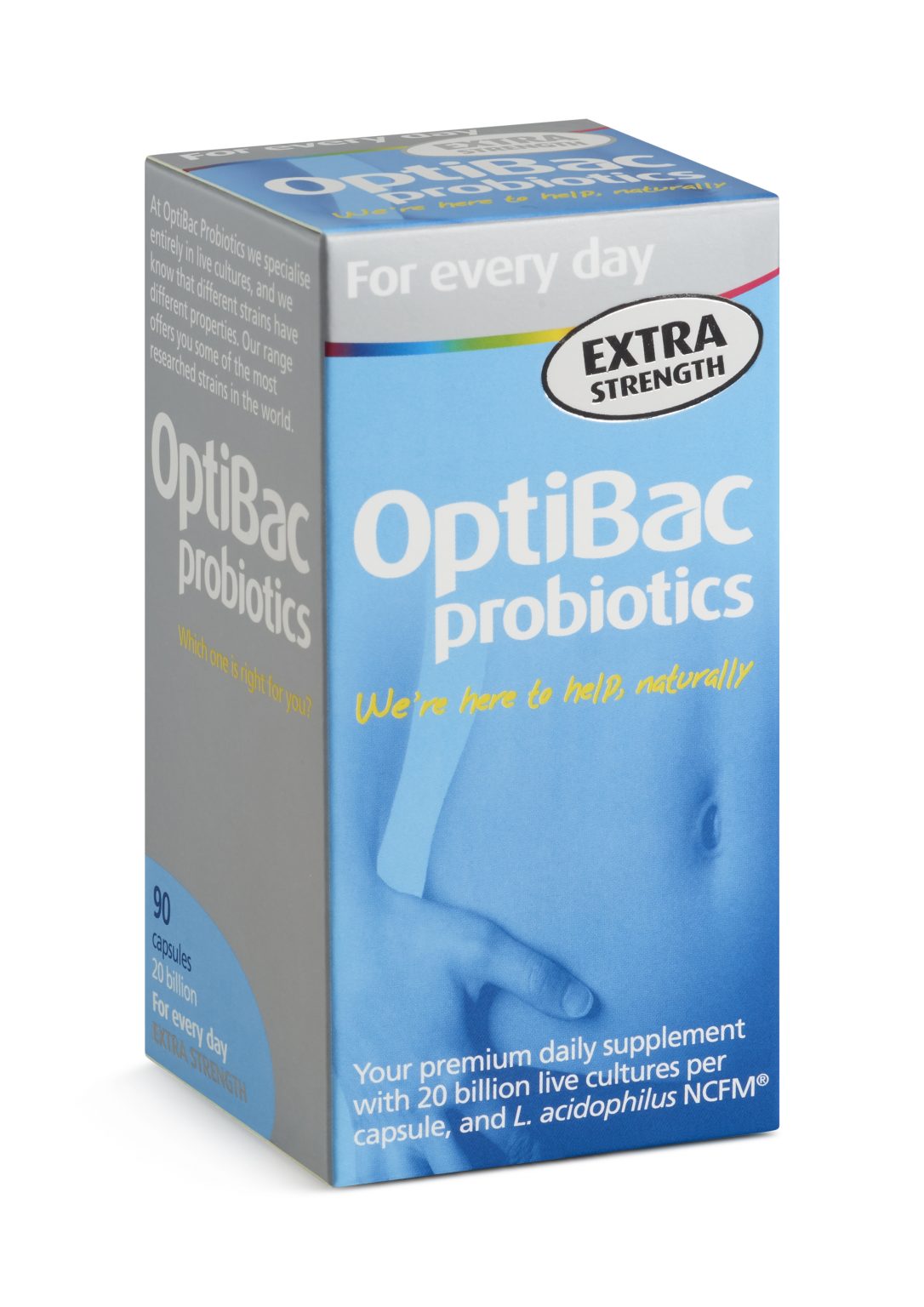 OptiBac Probiotics Everyday Extra Strength 90 capsules Bawtry Natural