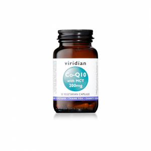 Viridian Co-enzyme Q10 with MCT 200mg 30 caps