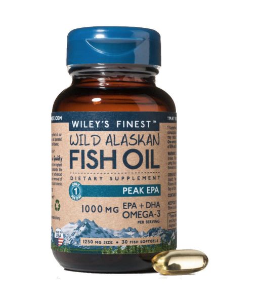 Wiley's Finest Wild Alaskan Fish Oil Peak EPA