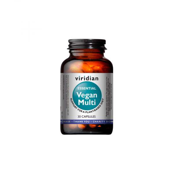 Viridian Vegan Multivitamins 30 caps